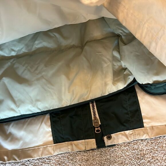 London Fog Down lined vintage retro puffy parka winter hooded jacket XL worn - Picture 10 of 16